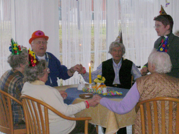 Bei unserer Sylvester-Feier in unserem Restaurant der Seniorenresidenz Großziethen